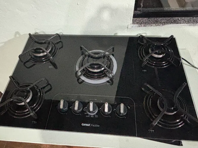 cooktop de 5 bocas da Consul