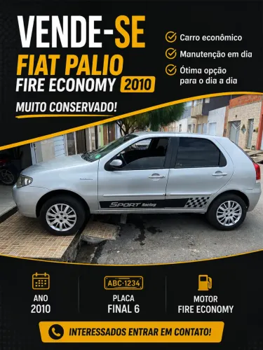 Fiat Palio 1.0 Economy Fire Flex 8V 4P 2010