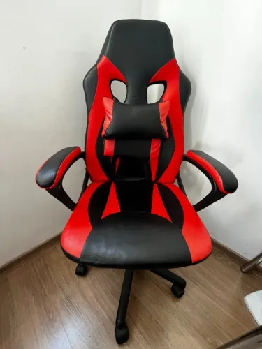 Cadeira Gamer Otello 100 - Preto e Vermelho - Excelente Estado