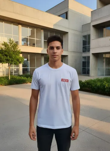 Camiseta uniforme escolar Sesi