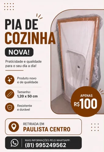 Pia de cozinha