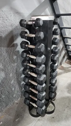 Kit halteres 1 a 10kg + suporte