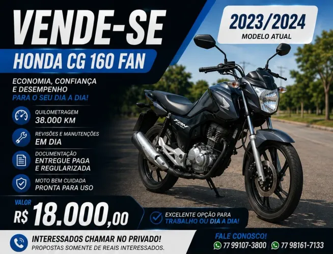Honda CG 160 Fan 2023/2024 Revisada
