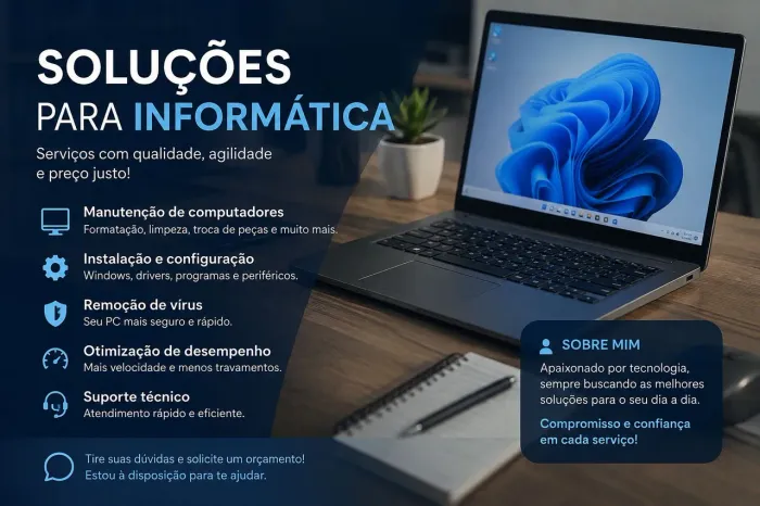 Soluções informática, computadores e programação