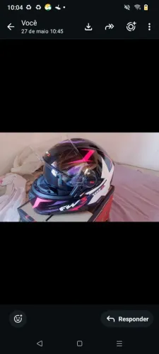 Vendo Capacete Novo Novo, TAM 56 R$550
