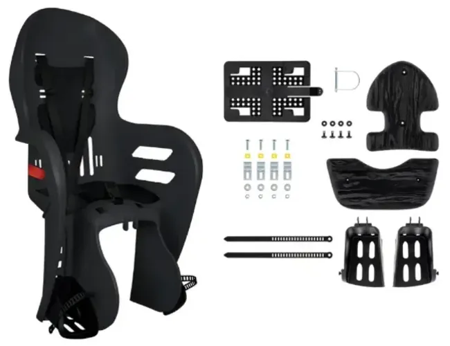 Cadeirinha Infantil Traseira Kalf Fun Bike Preta