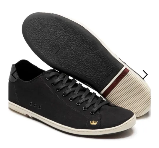 Tênis masculino da marca osklen original, cores: preto, número:41.43