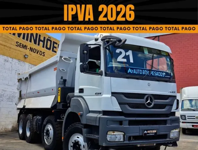 MERCEDES-BENZ Axor 4144 Bi-truck, 8x4, C/ Báscula Rousset