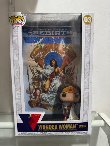 Funko Pop! Cover Wonder Woman - Mulher Maravilha #03