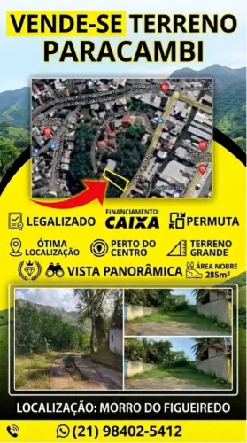 Terreno a venda centro de Paracambi RJ