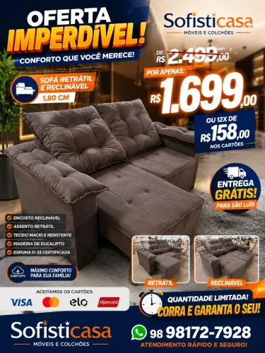 sofá novos PROMOÇÃO