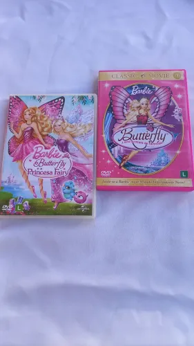 DVDs barbie Butterfly e Butterfly e a princesa Fairy originais