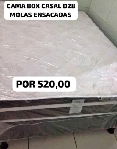 Cama Box Casal Molas Ensacadas D28 