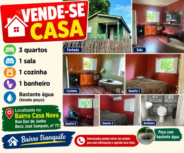 Vende -Se estar CASA