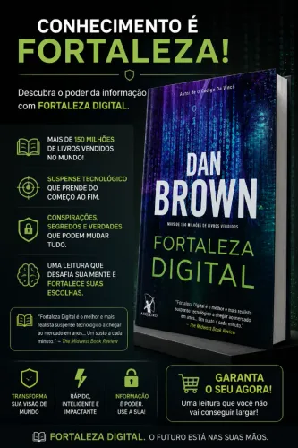 Livro Fortaleza, Digital Dan Brown, Editora Arqueiro