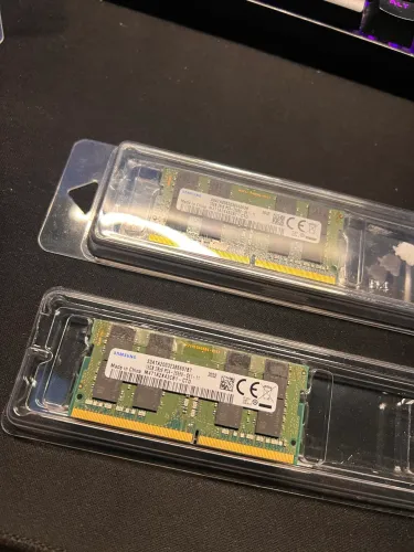 Duas Memória RAM Samsung 2X 16GB DDR4 2666MHz para Notebook - SO-DIMM