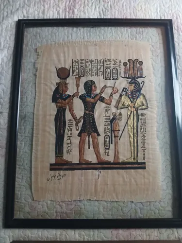 Quadro papiro egipcio antigo