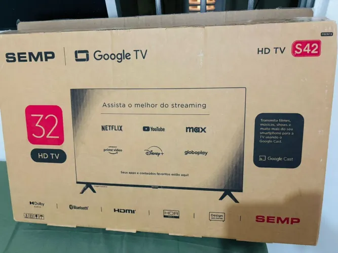 Tv 32 polegadas nova