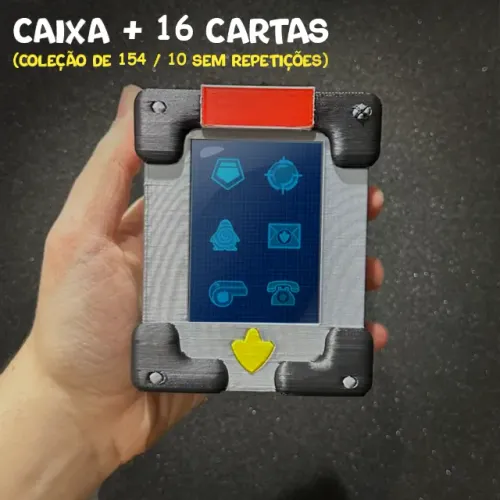 Coleção Cartas Desafio Ninja 16/154 (10 S/ REPETIÇÃO) +Caixa EPF Phone Club Penguin Disney