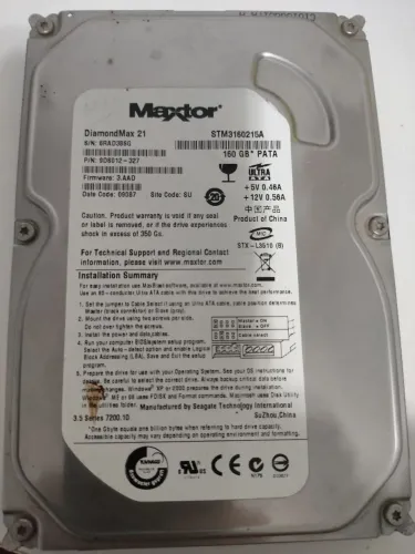 HD Maxtor IDE 160 GB