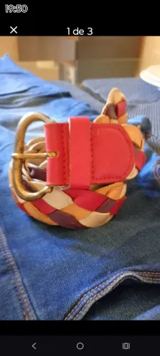 Cinto de couro feminino - CANTÃO