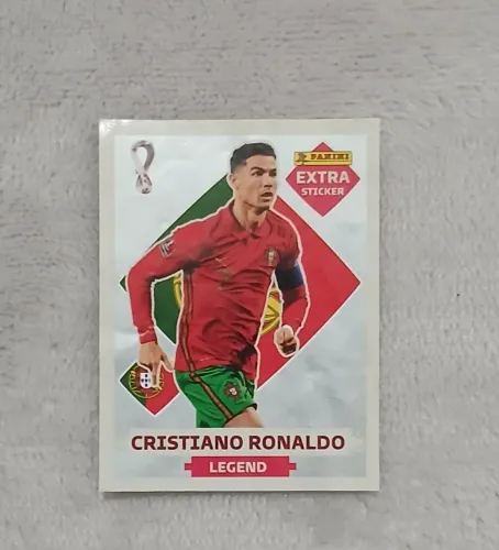 Figurinha Cristiano Ronaldo LEGEND (Prata) - Copa do Mundo FIFA 2022