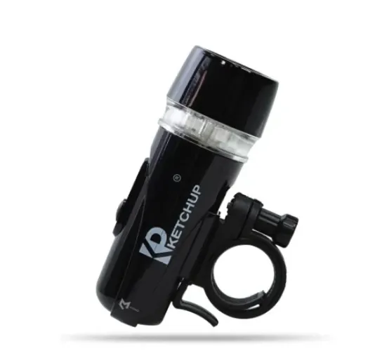 Farol Bike Luz Led Ciclismo 300 Lumens E Sinalizador Traseira Kit De Bicicleta