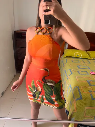 Vestido estampado 
