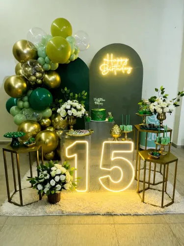 Decoração promoção de férias / festa 15 anos 