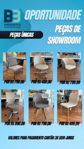 CADEIRAS SHOWROOM - oportunidade 