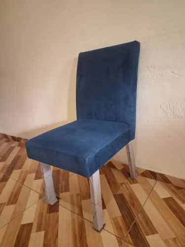 Cadeira de veludo