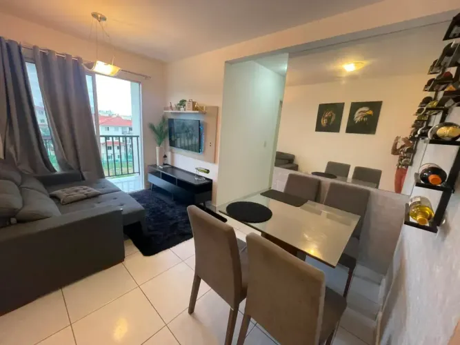 Belissimo Apartamento Reformado e Mobiliado No Condomínio Casagrande Sweet Home
