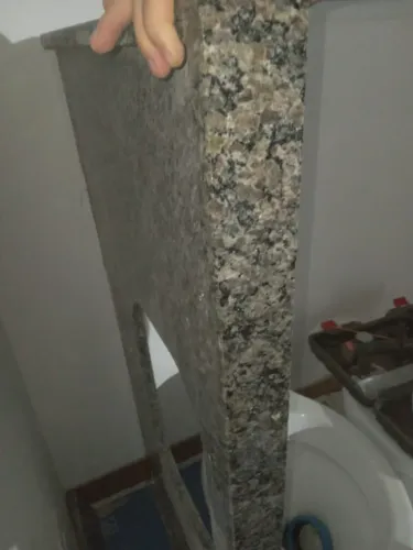 Pia Granito Cozinha 1,20x0,50 com abertura para cuba Tramontina 47cm