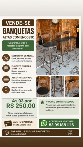 Banquetas para Cozinha Americana