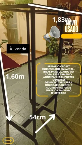 Arara de Roupas para lojas