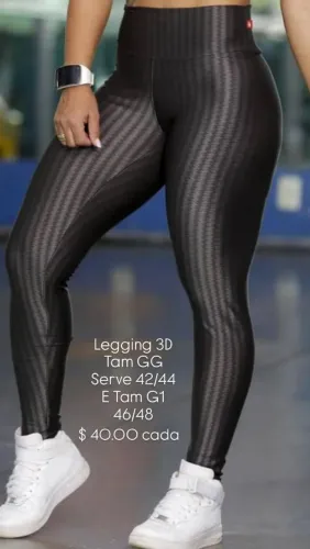 Calça legging 3D 