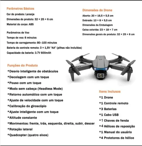 Vende-se drone novo