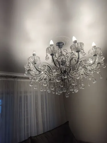 Lustre Sala Lustre Sala De Jantar Cristal 12 Braços