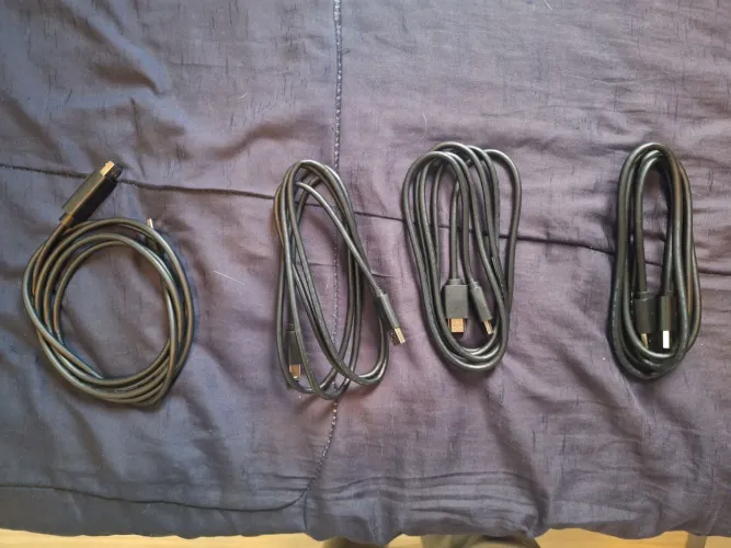 CABOS DIVERSOS - HDMI, DP, MINI DP, USB-B, 