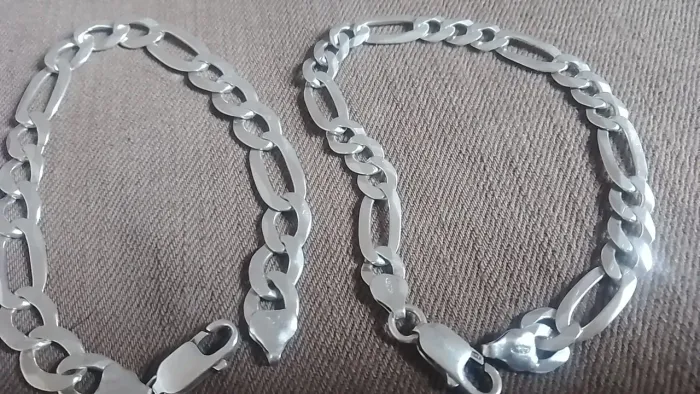 Pulseira de prata pura 