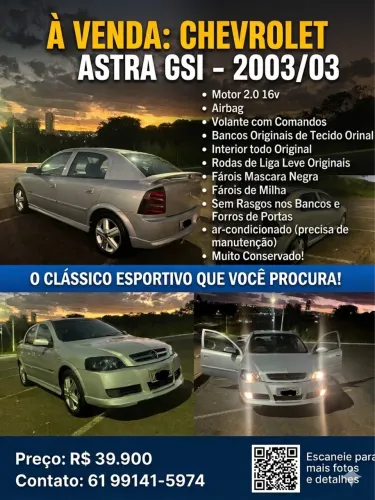 Chevrolet Astra GSI 2.0 16V 136cv Hatchback 5P 2003