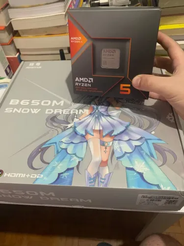 Kit b650m branca + ryzen 5 8600g