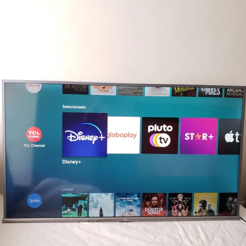 TV SMART 55 Semp TCL 4K Android Comando de Voz - Impecavel - Entrego Hoje