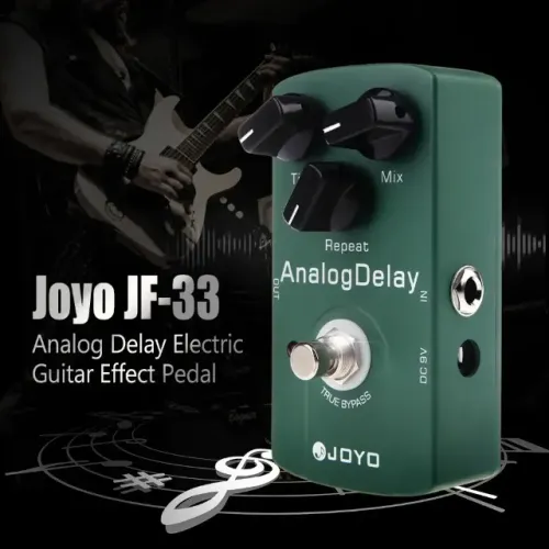 Pedal Efeito Guitarra Elétrica Joyo Jf-33 Analógico Delay