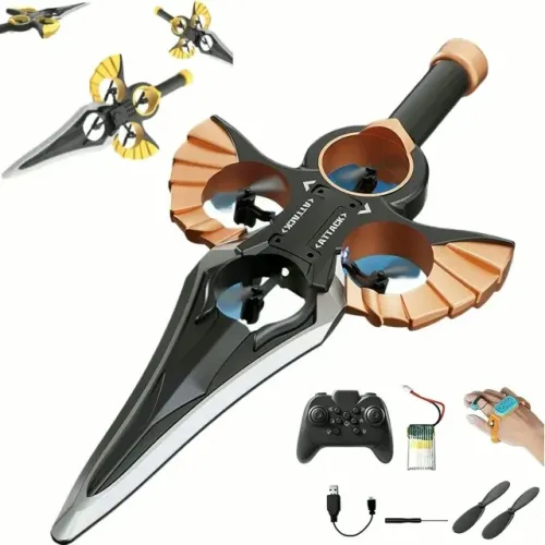 Espada voadora com C/R duplo controle remoto/bateria