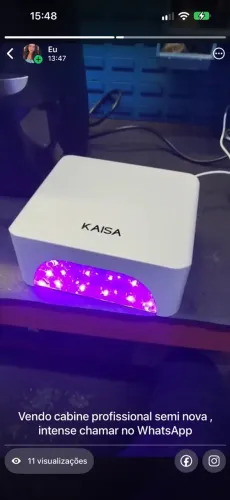 Cabine de led uv