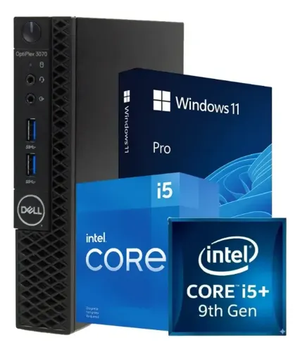 Desktop Mini Pc Dell Optiplex 3070 I5 9th 8gb Ssd 256gb