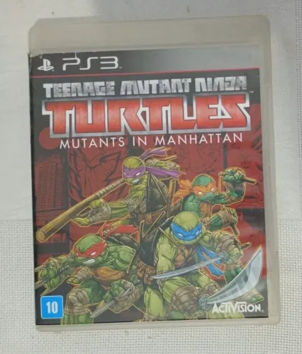 Teenage Mutant Ninja Turtles PS3 - Mídia Física Original -