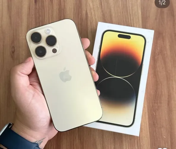 Iphone 14 pro dourado 128GB 5m6 meses de garantia