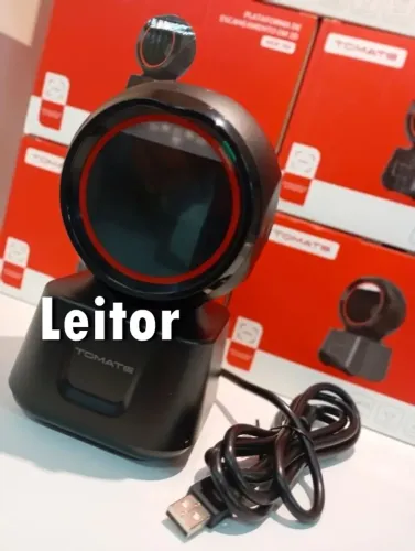 Promoção: Leitor De Código De Barras 1d 2d Qr Code Scanner De Mesa